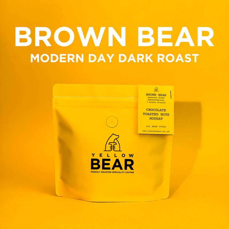 Brown Bear - The Classic Dark Roast, Elevated.